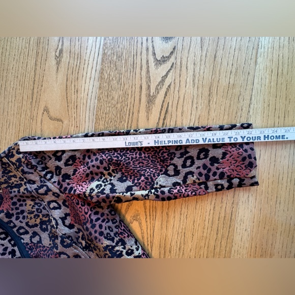 Molly & Maxx Cat Print Blazer Jacket Brown & Black Zip Front Tapestry Size PXL - Picture 8 of 8